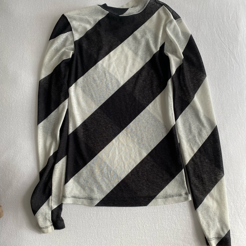 H&M Sheer Printed Top